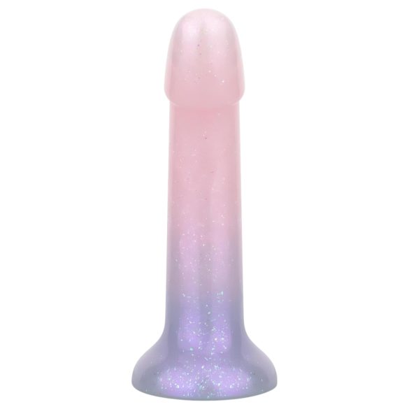 EasyToys Mermaid - blizgantis dildo - 19 cm - rožinis
