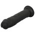 Easytoys - realistiškas dildo - 17,5 cm - juodas