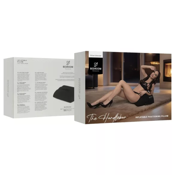 Bedroom Fantasies - pripučiama sekso pagalvė su rankenomis - juoda