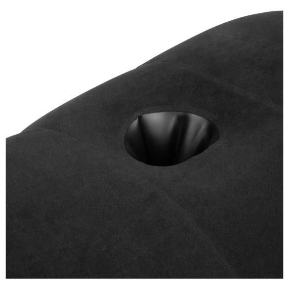 Bedroom Fantasies - pripučiama sekso pagalvė su vibratoriaus laikikliu - juoda