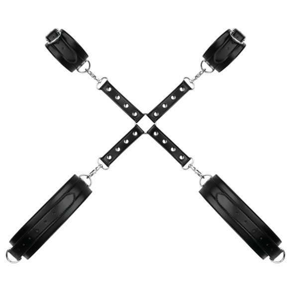 Bedroom Fantasies - rankų ir šlaunų antrankiai - juodi