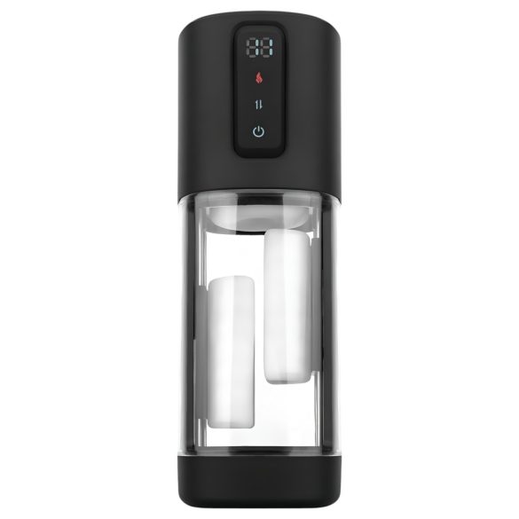 CRUIZR CX11 - šildantis masturbatorius - stipriai apgaubiantis - juodas