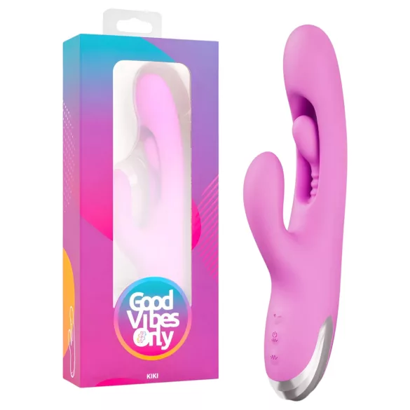 Good Vibes Only - klitorinis vibratorių su judančiu piršteliu (violetinis)