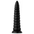 BUTTR Caterpiller - milžiniškas analinis kaištis (juodas) - 29 cm