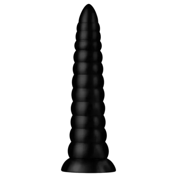 BUTTR Caterpiller - milžiniškas analinis kaištis (juodas) - 29 cm