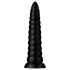 BUTTR Caterpiller - milžiniškas analinis kaištis (juodas) - 29 cm