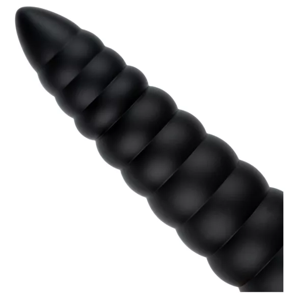 BUTTR Caterpiller - milžiniškas analinis kaištis (juodas) - 29 cm