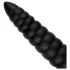 BUTTR Caterpiller - milžiniškas analinis kaištis (juodas) - 29 cm