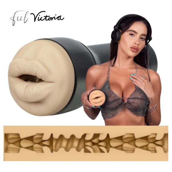 Kiiroo Victoria June – dirbtinė burna – PowerBlow suderinama (natūrali)