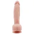 Mr. Dixx 7.6 - dildo su sėklidėmis ir siurbtuku - kūno spalvos 19,5 cm