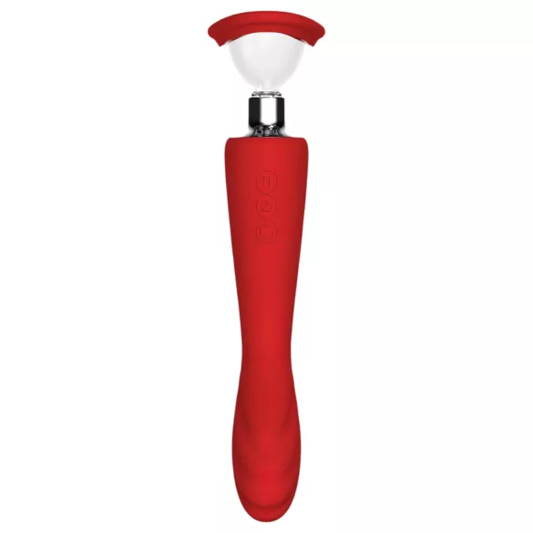 Red Revolution Georgia - G taško vibratorius ir vaginos pompa - raudona