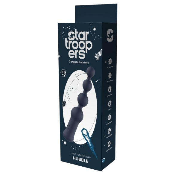 Startroopers Hubble - analinis vibratorius su karoliukais - įkraunamas - mėlynas