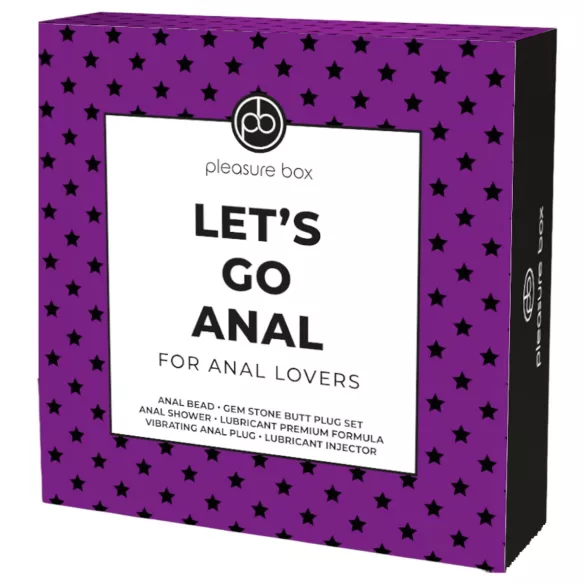 Pleasure Box Let's Go Anal - analinis rinkinys - 7 dalių komplektas