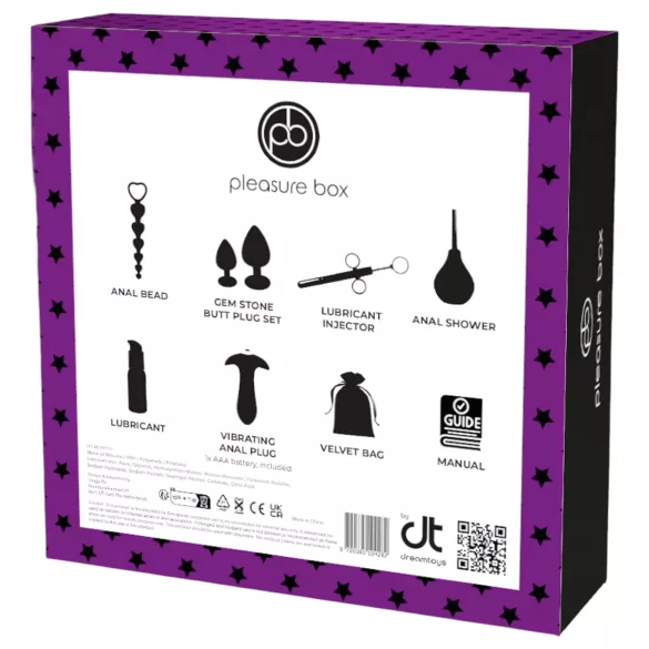 Pleasure Box Let's Go Anal - analinis rinkinys - 7 dalių komplektas