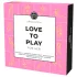 Pleasure Box Love to Play - vibratorius rinkinys - 6 dalių - rožinis violetinis