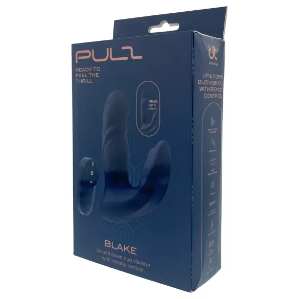 Dreamtoys Pulz - stumiantis analinis vibratorius su nuotolinio valdymo pulteliu (mėlynas)