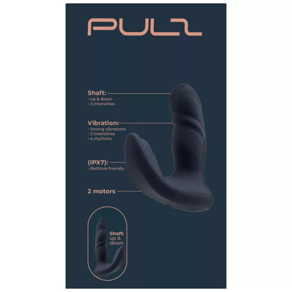 Dreamtoys Pulz - stumiantis analinis vibratorius su nuotolinio valdymo pulteliu (mėlynas)