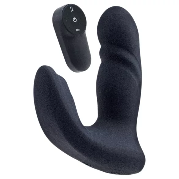 Dreamtoys Pulz - stumiantis analinis vibratorius su nuotolinio valdymo pulteliu (mėlynas)