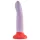 Dreamtoys Love Signal - dviejų spalvų silikoninis didelis dildo (violetinis)