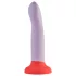 Dreamtoys Love Signal - dviejų spalvų silikoninis didelis dildo (violetinis)