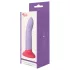 Dreamtoys Love Signal - dviejų spalvų silikoninis didelis dildo (violetinis)