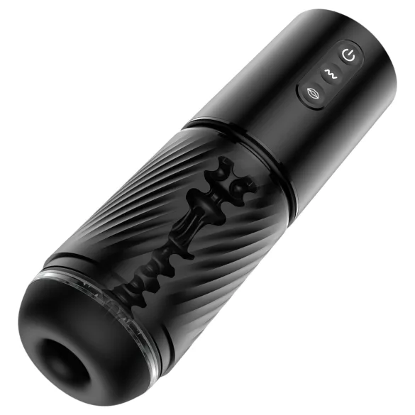 Titanz Auto Suck - automatinis masturbatorius (juodas)