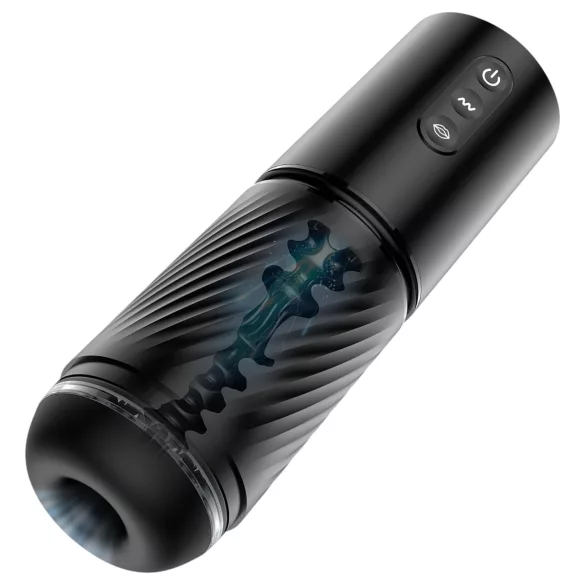 Titanz Auto Suck - automatinis masturbatorius (juodas)