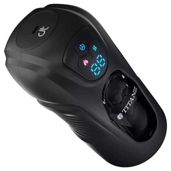 „Titanz Ultimate Heat & Thrusting“ - automatinis masturbatorius (juodas)