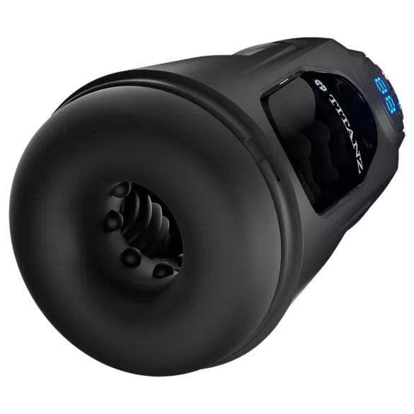 „Titanz Ultimate Heat & Thrusting“ - automatinis masturbatorius (juodas)