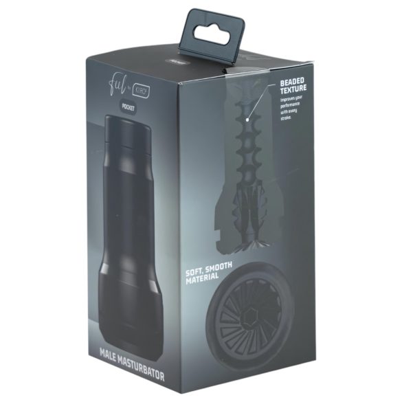 Kiiroo Feel Pocket - juodos spalvos kišeninis masturbatorius