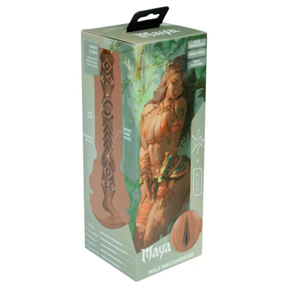 Kiiroo FeelMaya - tikroviška dirbtinė vagina masturbatorius (kūno spalvos)