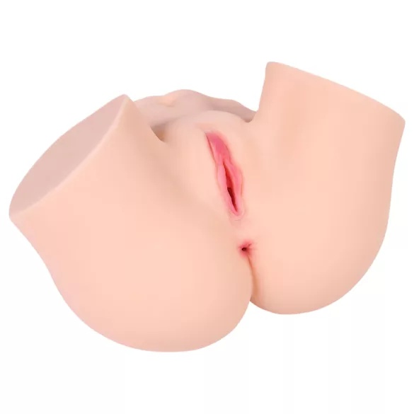 Kokos Onahole - tikroviškas liemens masturbatorius (natūralios spalvos)
