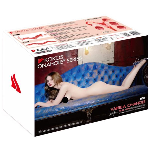 Kokos 004 - realistiškas torsas masturbatorius - natūralios spalvos