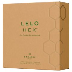   LELO Hex Organic - prezervatyvai - natūralus lateksas - 36 vnt