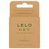 LELO Hex Organic - prezervatyvai - natūralūs - 3 vnt.