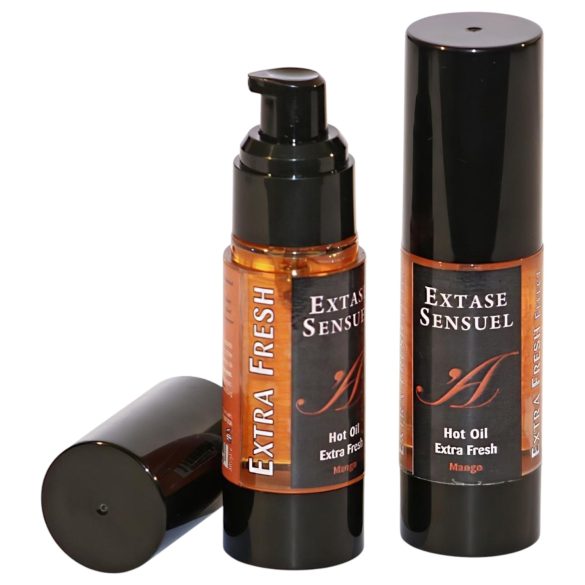Extase Sensuel - masažo aliejus šildantis vėsinantis - mangų - 30ml
