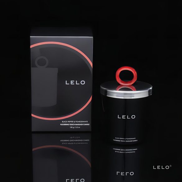 LELO - masažo žvakė - granatų ir juodųjų pipirų kvapas - 150g