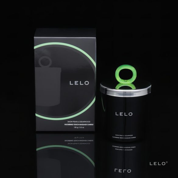 LELO - masažinė žvakė - kriaušė ir kedras - 150g