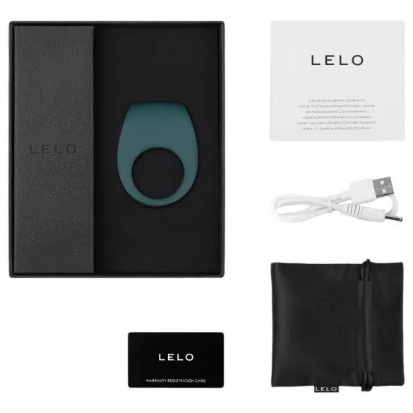 LELO Tor 2 - vibruojantis penio žiedas - įkraunamas - žalias