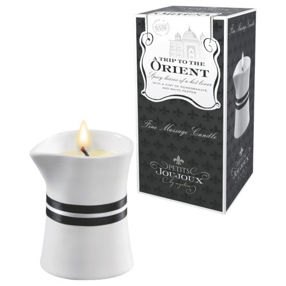 Petits Joujoux Orient masažo žvakė 120ml - granatas ir baltieji pipirai