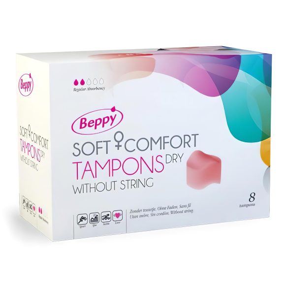 Beppy - sausas tamponas - 8 vnt