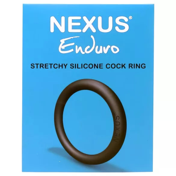 Nexus Enduro - penio žiedas - silikoninis - juodas