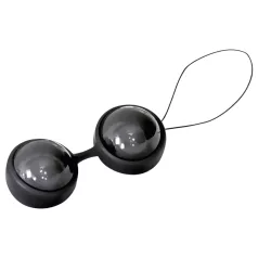  LELO Luna Noir - kintamų dydžių geišos kamuoliukas - juodas