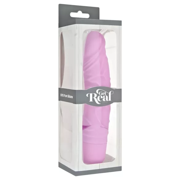 Classic Get Real - vibratorius moterims - realistiškas silikoninis - rožinis