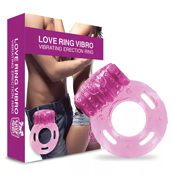 Love in the Pocket - vibracinis penio žiedas - rožinis