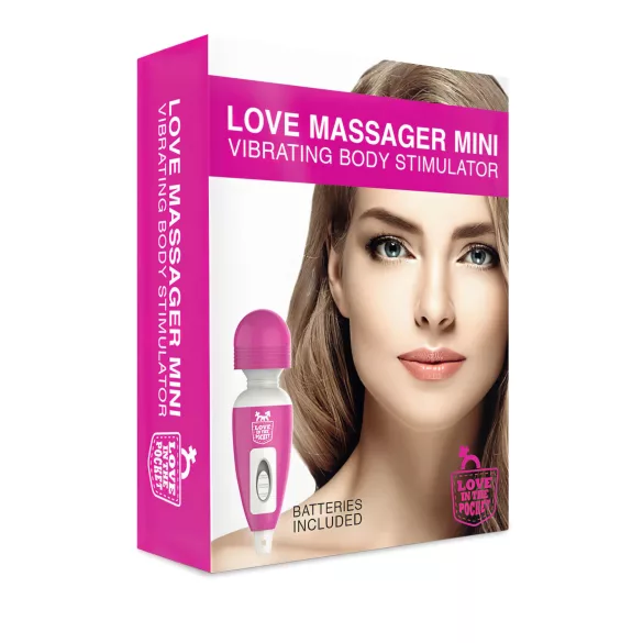 Love Wand - mini vibratorius masažuoklis - rožinis