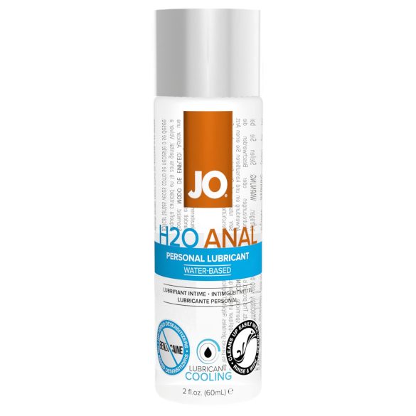 JO H2O Anal Cool - vandens pagrindu vėsinantis analinis lubrikantas (60ml)