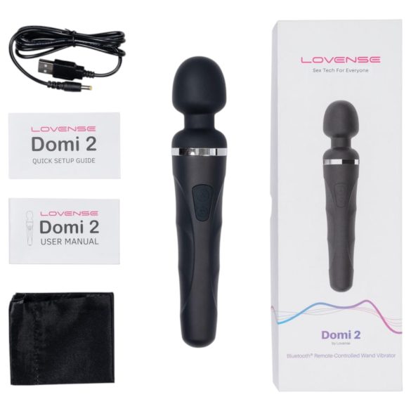 LOVENSE Domi 2 - išmintingas masažuojantis vibratorius (juodas)