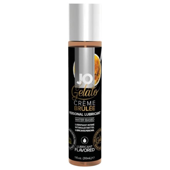 JO Gelato Creme Brulee - vandens pagrindo lubrikantas (30ml)