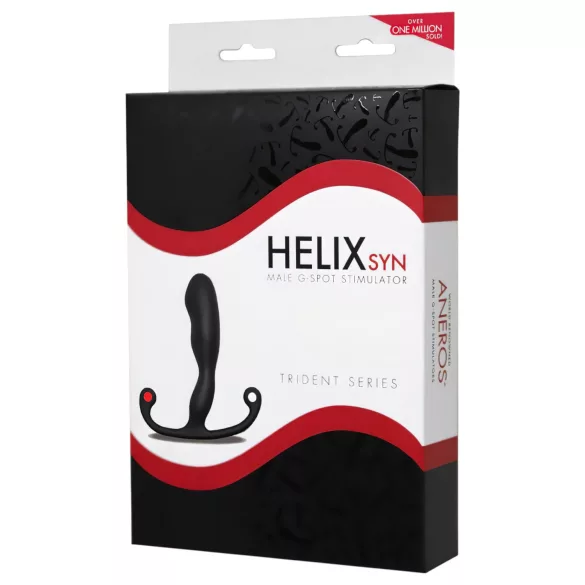 Aneros Trident Helix - prostatos masažuoklis - juodas